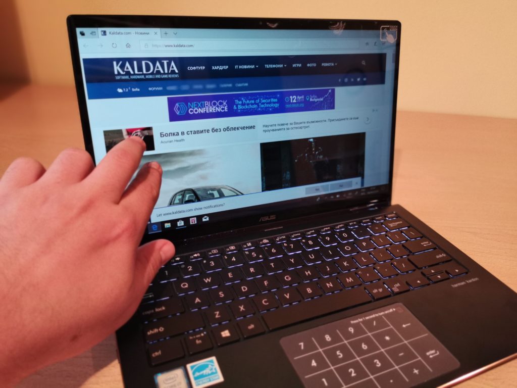 Ревю на ASUS ZenBook Flip 13 UX362F: ултрабук-трансформър от ново поколение