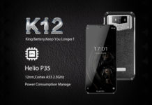 OUKITEL K12 с 10 000 mAh батерия е качен в официалния уеб сайт на компанията