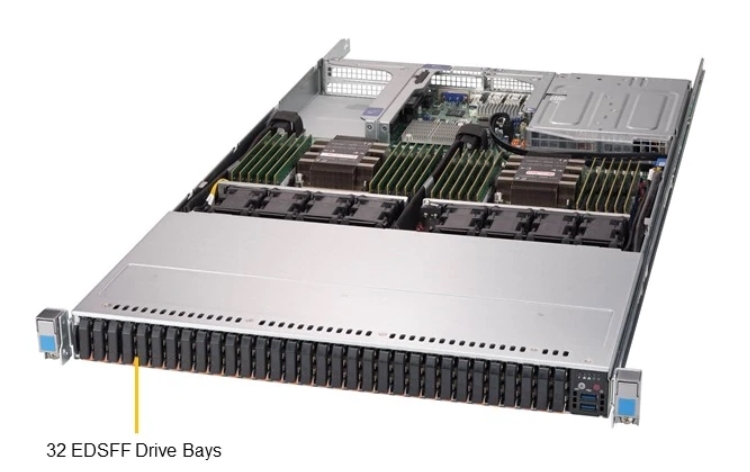 Supermicro представи първите системи с «линейни» EDSFF SSD