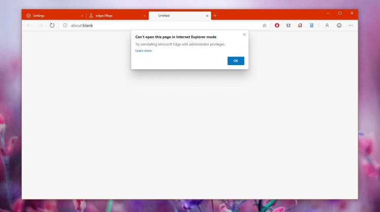В Edge се появи режим на съвместимост с Internet Explorer