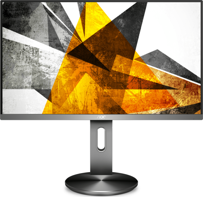 u2790pqu_front_key_visual AOC U2790PQU представи нов ергономичен и елегантен 4K дисплей за професионалисти
