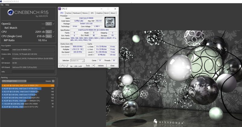 Тестове на процесорите AMD Ryzen 7 3700X и Intel Core i9-9900K при тактова честота 5 GHz