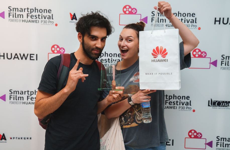Филмите-победители от Huawei Smartphone Film Festival, заснети с P30 Pro, бяха обявени и излъчени в препълнената зала на Дома на киното
