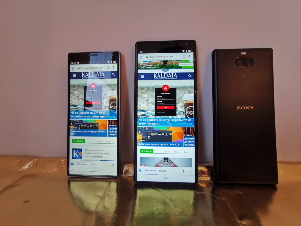 Ревю на Sony Xperia 10 и Xperia 10 Plus: тези смартфони е трудно да бъдат объркани с останалите