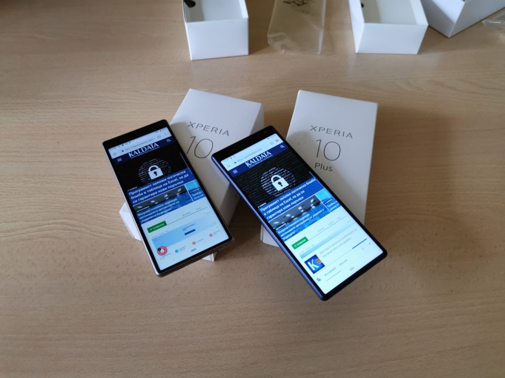 Ревю на Sony Xperia 10 и Xperia 10 Plus: тези смартфони е трудно да бъдат объркани с останалите
