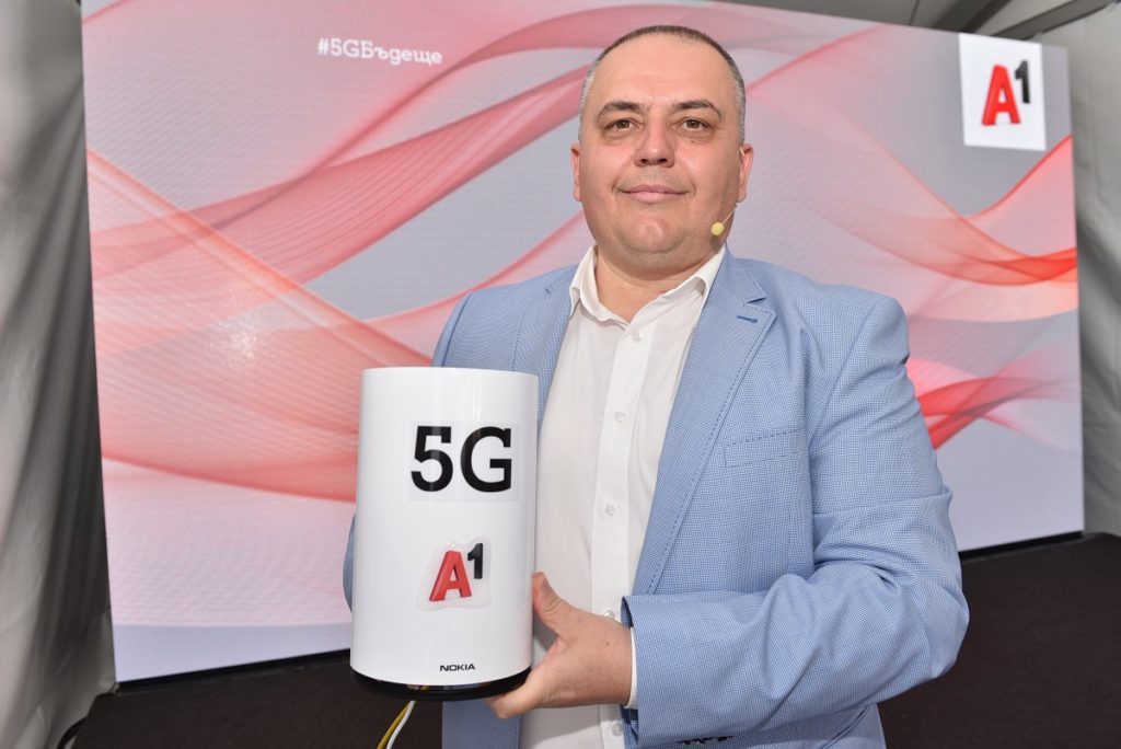 А1 постави първата 5G базова станция в България