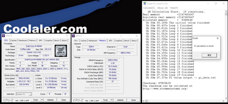 Тестове на процесорите AMD Ryzen 7 3700X и Intel Core i9-9900K при тактова честота 5 GHz