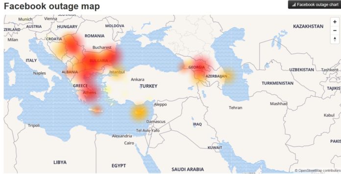 facebook down Отново сериозен срив в работата на Facebook