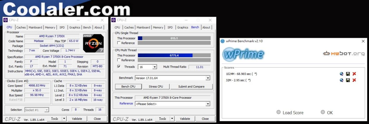 Тестове на процесорите AMD Ryzen 7 3700X и Intel Core i9-9900K при тактова честота 5 GHz