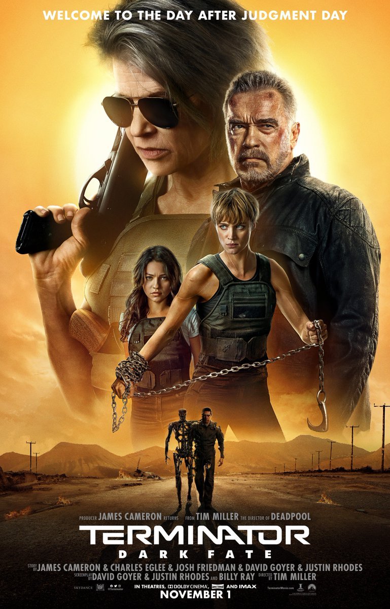 Новият трейлър и постер на филма Terminator: Dark Fate с Арнолд Шварценегер и Линда Хамилтън