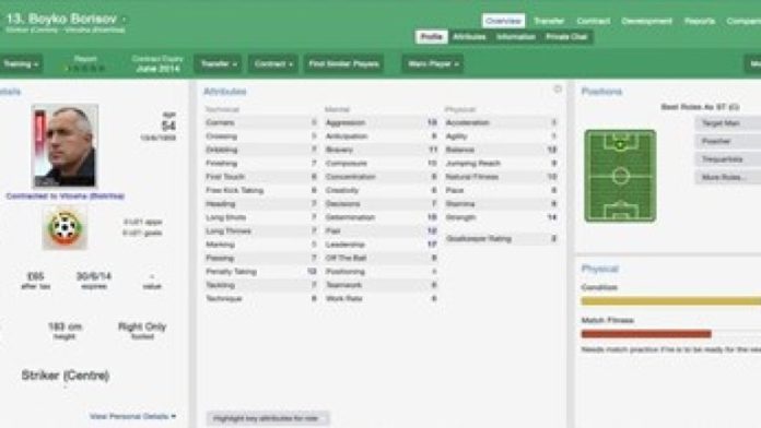 fifa menager Бойко Борисов стана част от играта FIFA Manager