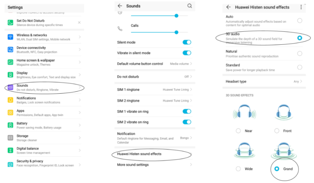 Смартфон серията HONOR 20 е оборудвана с първия в индустрията виртуален 9.1 съраунд звук