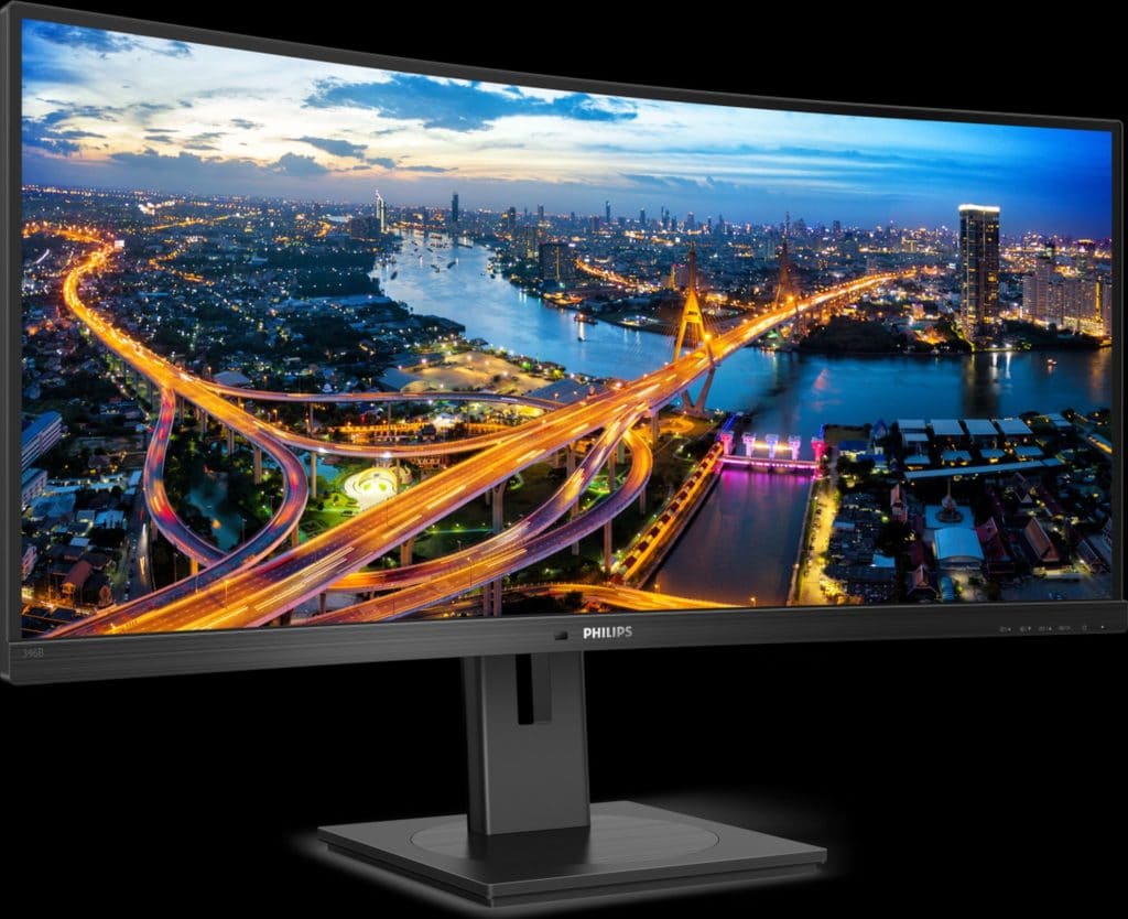 Philips представи монитора 346B1C с USB-C Dock