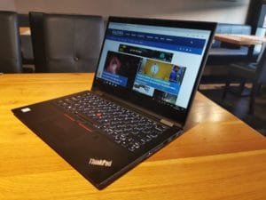 Ревю на Lenovo ThinkPad X390 Yoga – бизнес ноутбук-трансформър