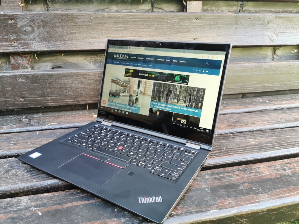 Ревю на Lenovo ThinkPad X390 Yoga – бизнес ноутбук-трансформър