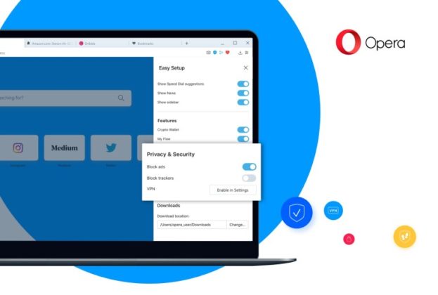 Новата Opera има подобрено блокиране на трасирането ускоряващо с 20% скоростта на работа