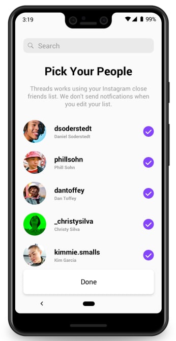 Instagram Threads: месинджър за близки приятели