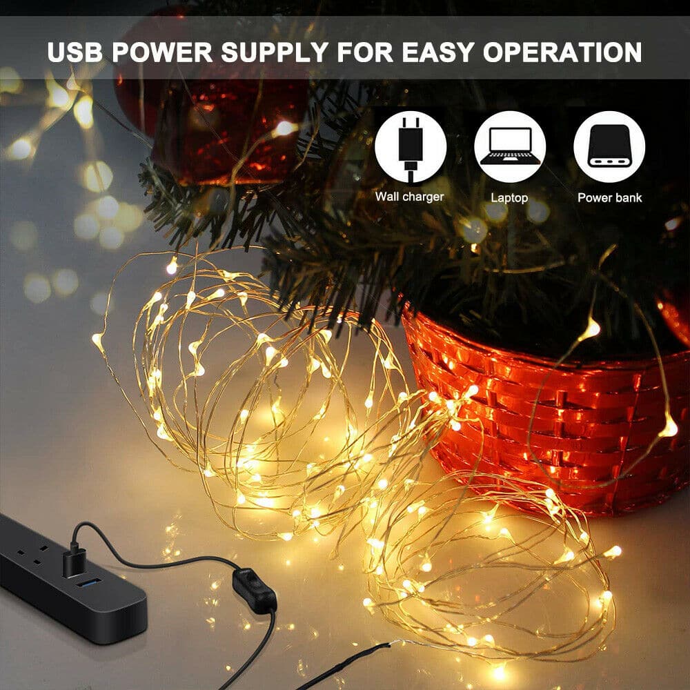 Нова 12 метрова светодиодна и защитена от влага LED лента за USB порта