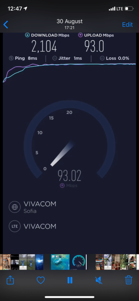 VIVACOM демонстрира 5G в реалната си мрежа