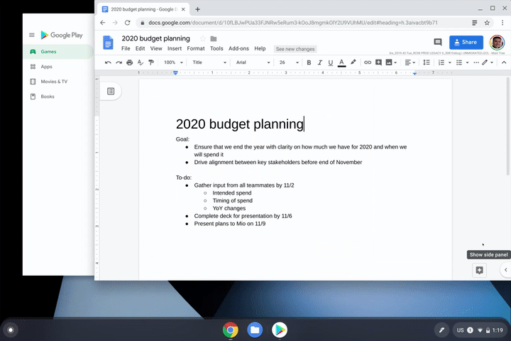 Chrome OS 78 поддържа виртуални десктопи и функцията Click-to-call