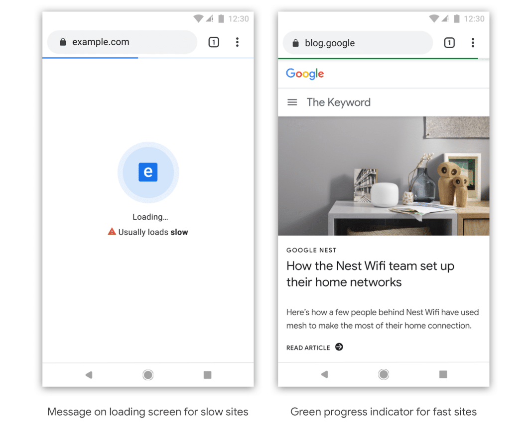 Chrome ще започне да отбелязва бързите и бавните уеб сайтове