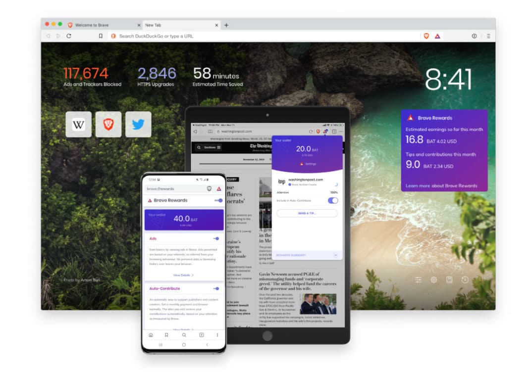 brave browser Появи се Brave Browser 1.0 – фокусиран върху поверителността и възнаграждаването на потребителите