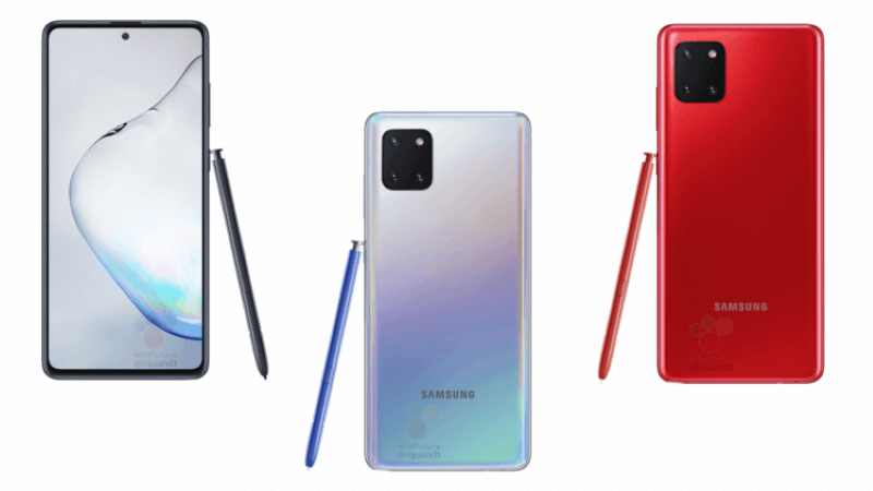Характеристиките и дизайна на Galaxy Note10 Lite