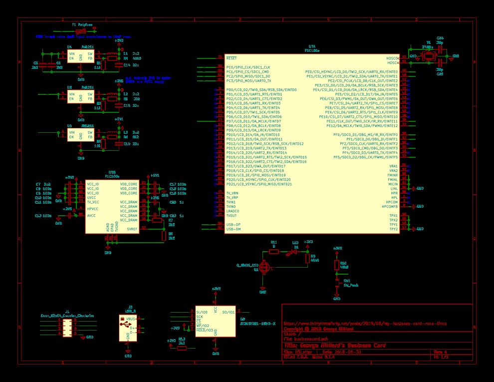 Това е моята визитна картичка с Linux
