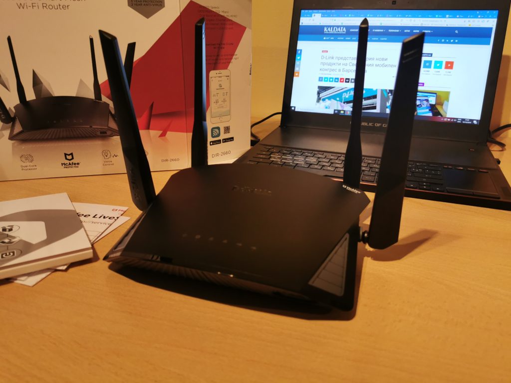 Ревю на D-link EXO AC2600 Smart Mesh Wi-Fi Router