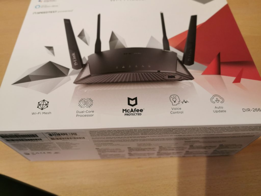 Ревю на D-link EXO AC2600 Smart Mesh Wi-Fi Router