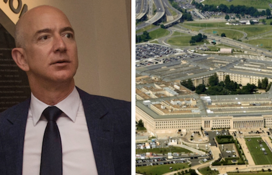 bezos-pentagon Джеф Безос иска да работи върху повече поръчки за Пентагона