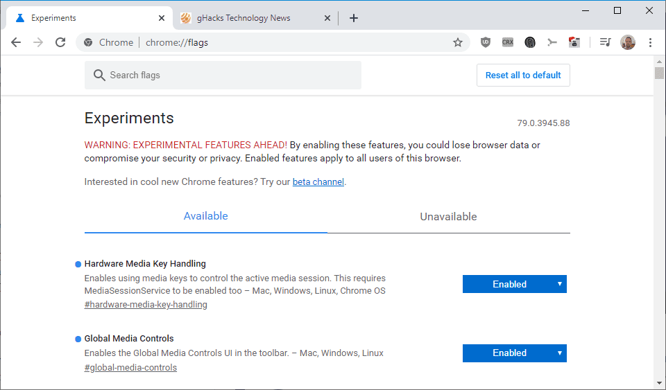 Ето как да включим управлението на възпроизвеждането в Chrome 79