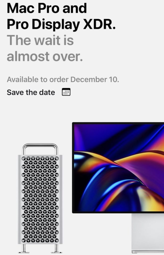 Apple пуска в продажба Mac Pro и Pro Display XDR на 10 декември