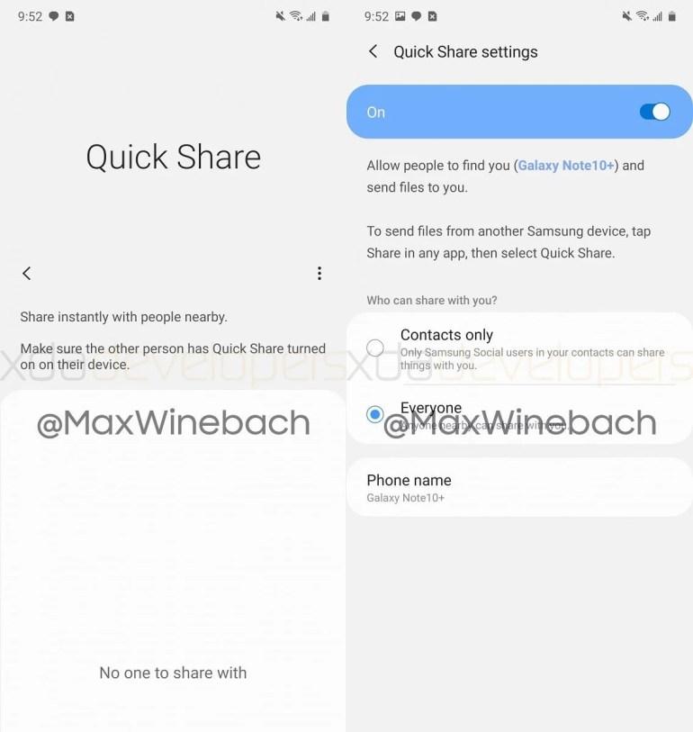 Samsung разработва Quick Share – аналог на Apple AirDrop