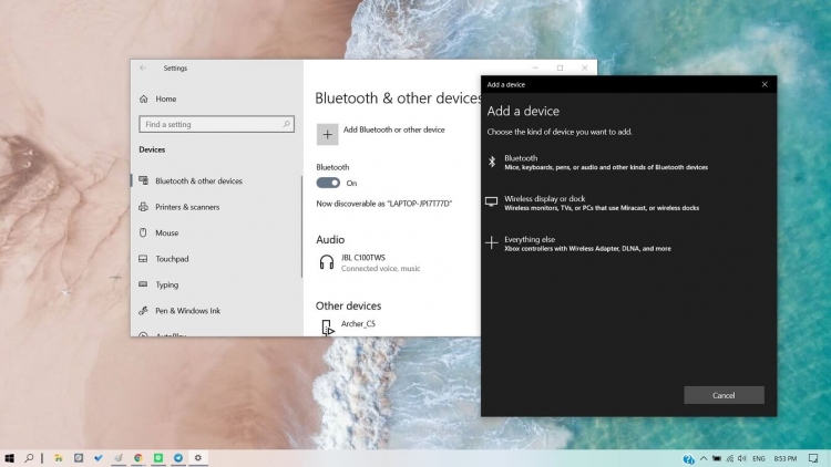 Windows 10 ще поддържа Bluetooth 5.2 и ще има възможност да стриймва музика към смартфона