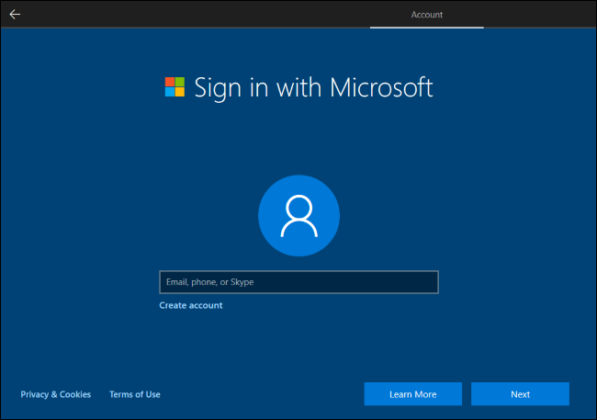 Microsoft постепенно премахва възможността за създаване на локални акаунти в ОС Windows 10