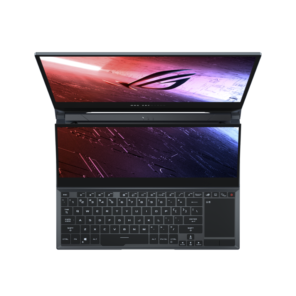 ASUS представи невероятния лаптоп ROG Zephryus Duo 15 с два дисплея