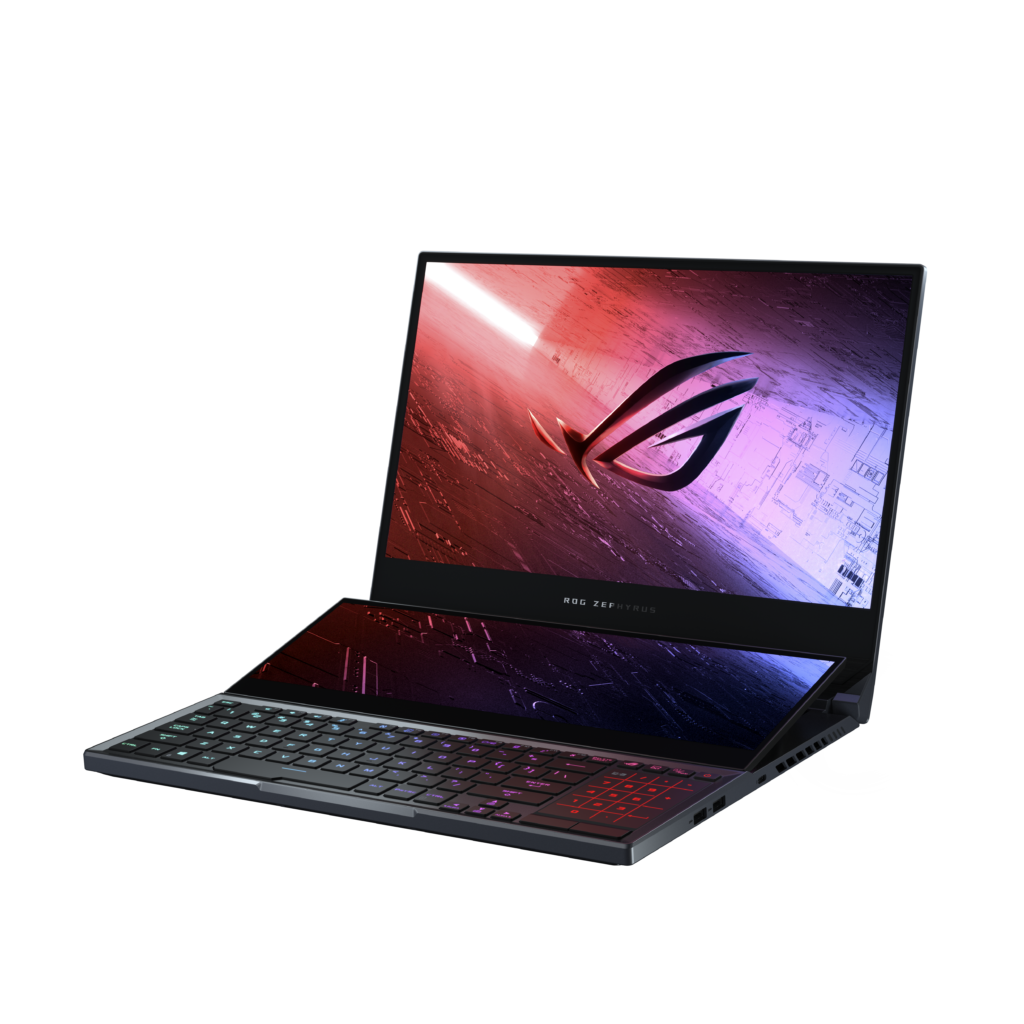 ASUS представи невероятния лаптоп ROG Zephryus Duo 15 с два дисплея