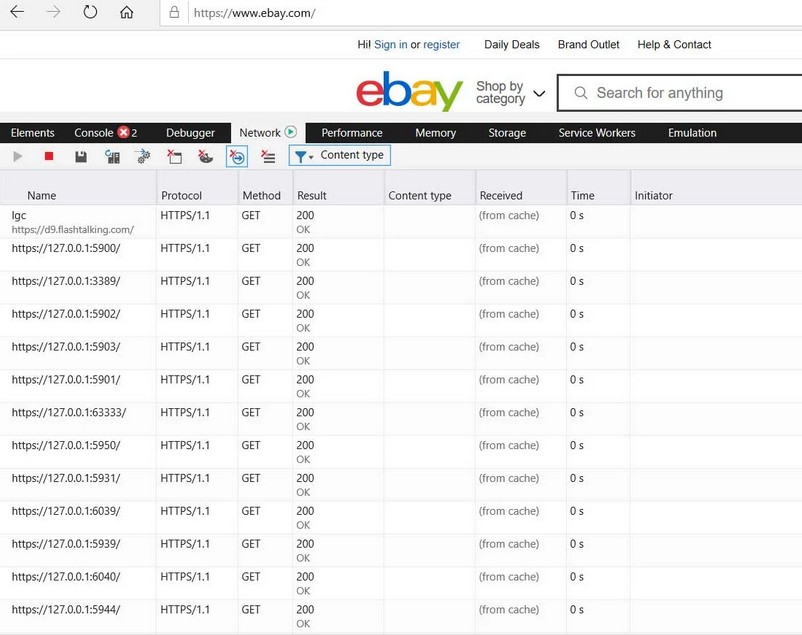 Сайтът на eBay сканира компютрите на потребителите