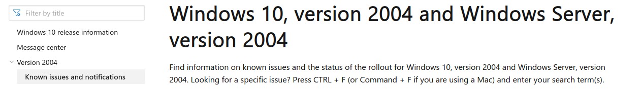 Microsoft представи голямото обновяване Windows 10 May 2020 Update и помоли потребителите да се запознаят със забелязаните проблеми