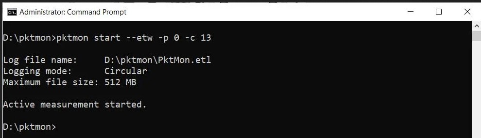 В ОС Windows 10 се появи снифера на трафик pktmon