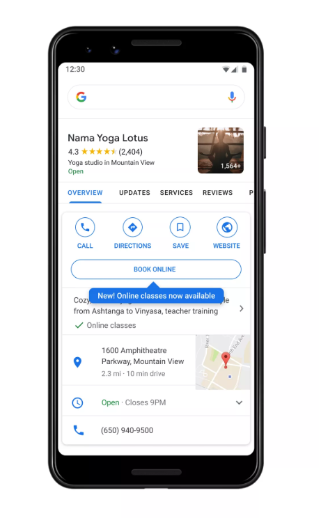 Google позволява на бизнеса да представи онлайн услугите си по време на пандемията