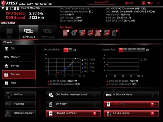 Ревю на дънната платка MSI MAG Z490 Tomahawk