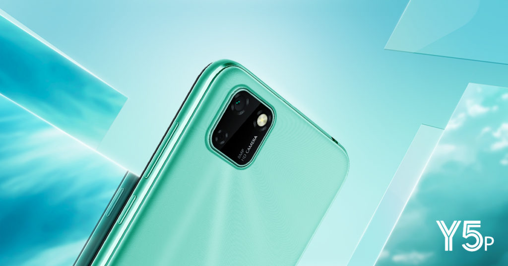 Новият модел HUAWEI Y5p идва с FullView дисплей и дизайн в три закачливи цвята