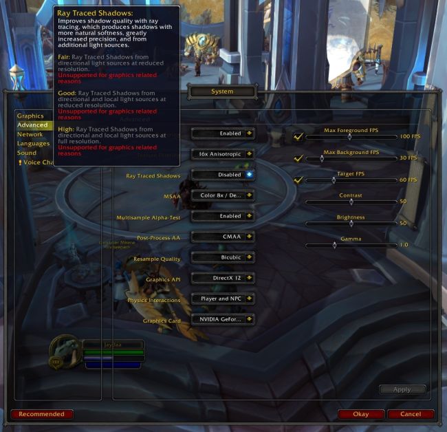 World of Warcraft: Shadowlands с опция за ray tracing