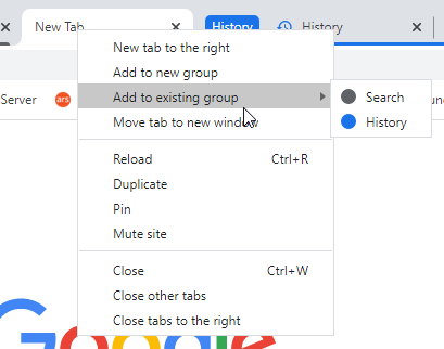 Да разгледаме как работи новото групиране на табове в Google Chrome