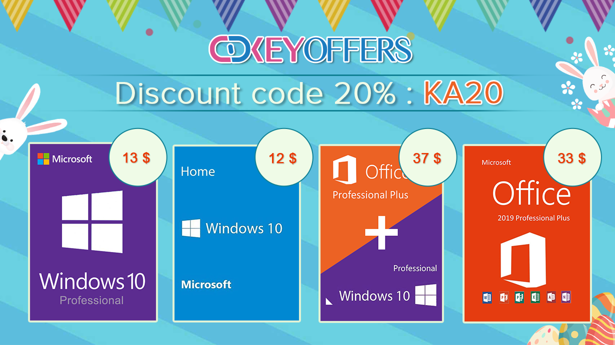Магазинът CDkeyoffers предлага продуктови ключове за Windows при цена под 11 евро