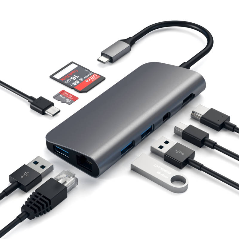 Satechi USB-C Multimedia Adapter – универсално решение за всеки лаптоп с малко портове