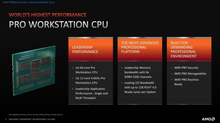 AMD официално представи HEDT процесорите Ryzen Threadripper Pro 3000 за работни станции