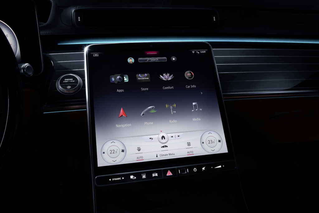 Mercedes-Benz разкри част от дигиталните решения в новата S класа